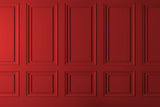Klassischer Roter Retro Wandhintergrund im Innenbereich M6-115