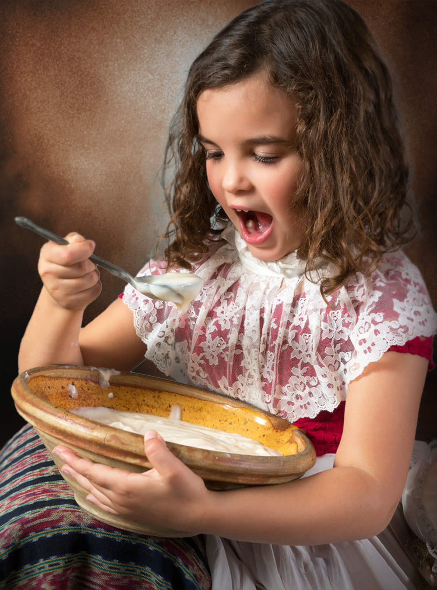 Brauner Abstrakter Hintergrund für Porträtfotografie M7-52