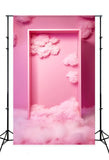 Mode Puppe Fantasie Rosa Box Wolken Hintergrund M7-92