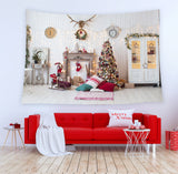 Weihnachten Wohnzimmer Dekoration Wandteppich Festival Geschenk T-M8-70