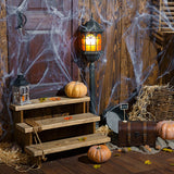 Altes Holz Zimmer Spinnennetz Halloween Kulisse M9-34