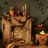 Halloween Kamin Fledermäuse Kulisse für Fotografie M9-35