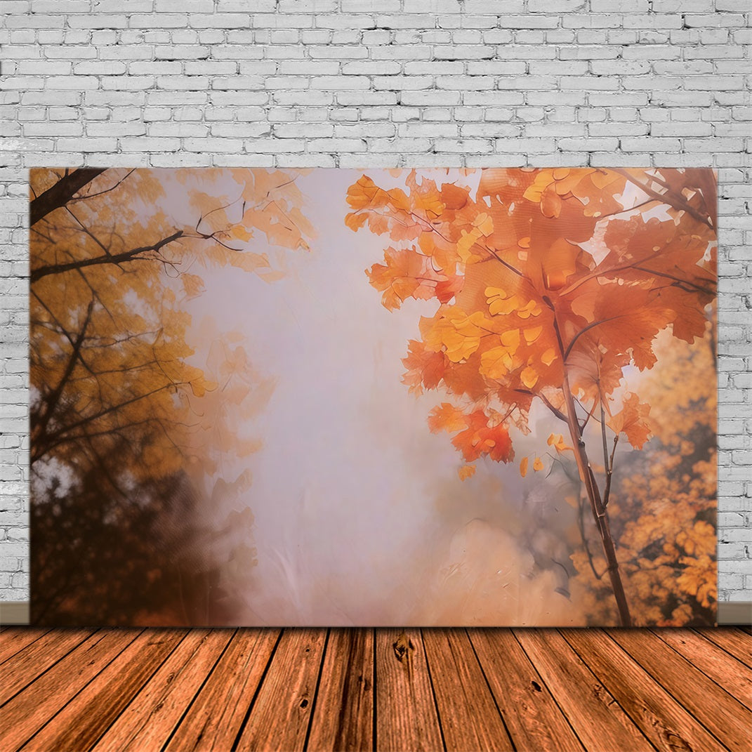 Herbst-Hintergrund Goldene Herbstblätter Herbst-Fotohintergrund MRR10-55
