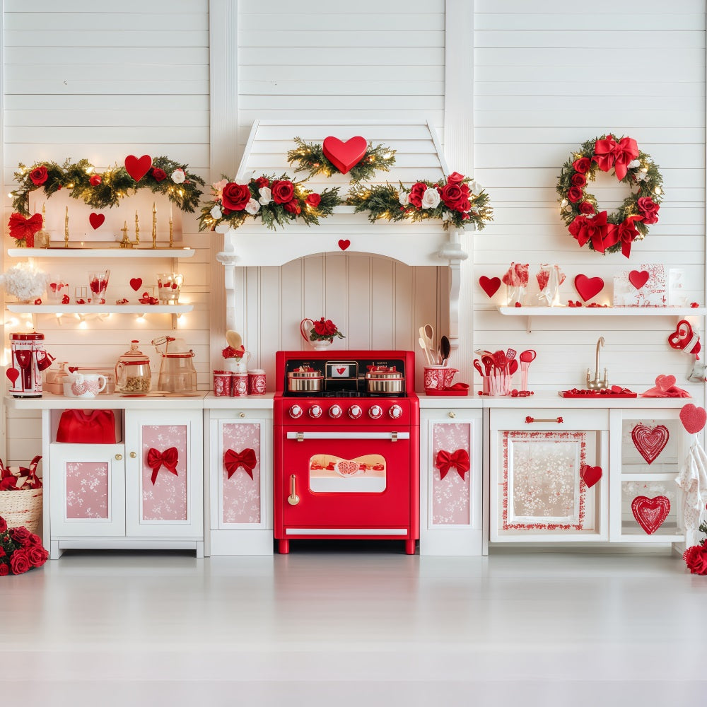 Valentinstag-Fotokulisse „Sweetheart Kitchen Gift“ Valentinstag-Kulissen MRR11-105