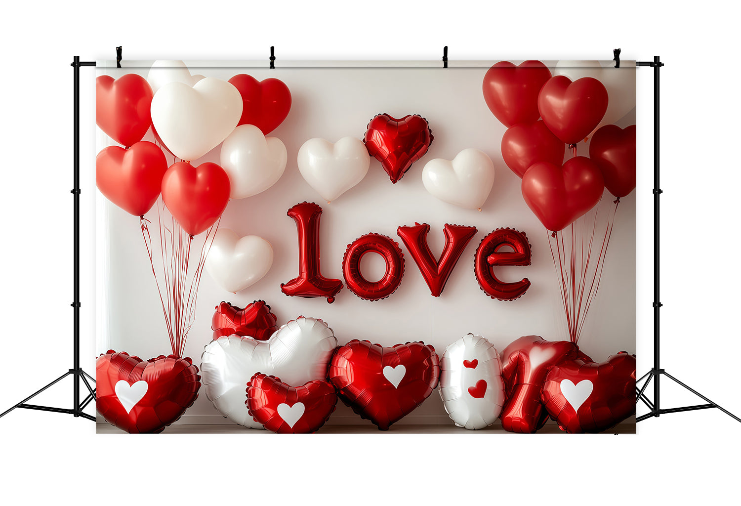 Valentinstag-Ballon-Hintergrund Herzballon Liebe Valentinstag-Hintergrund MRR11-99