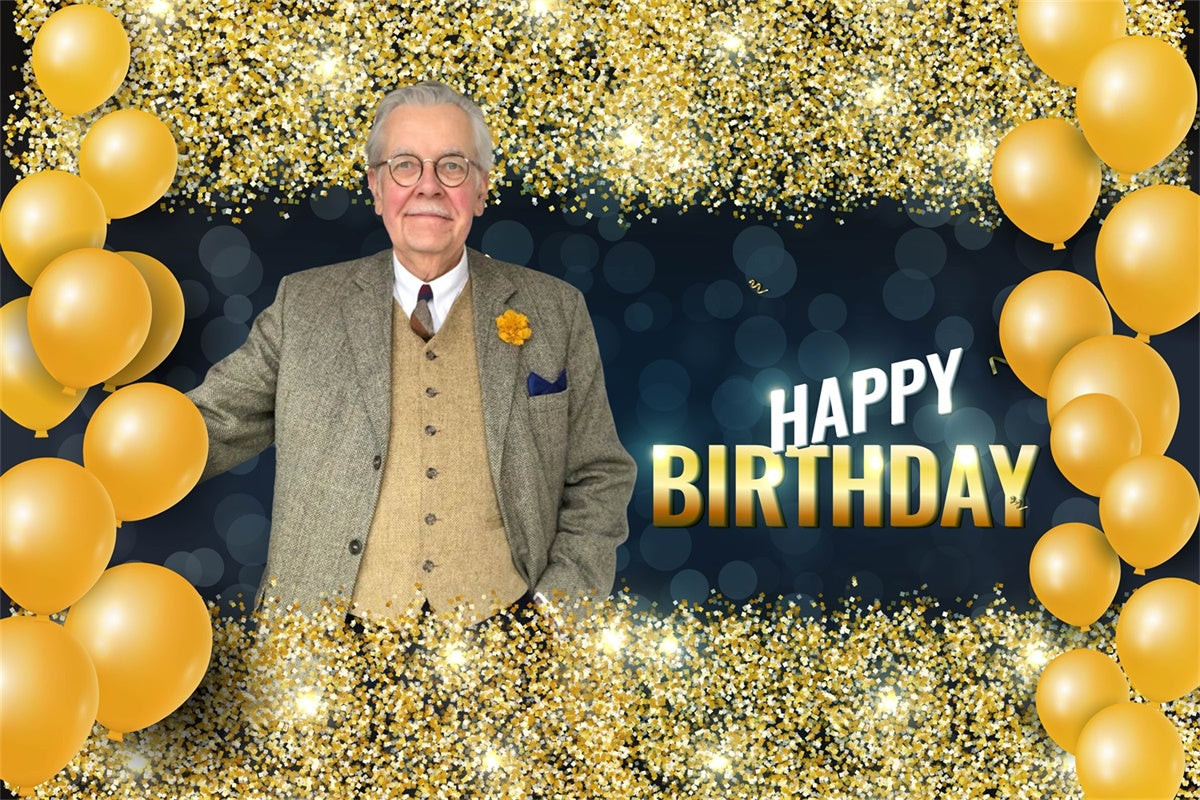 Custom Made Birthday Backdrops funkelnde Konfetti elegante Kulisse MRR3-162