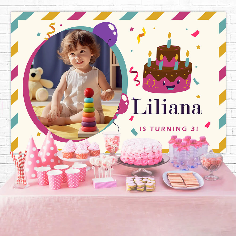 Custom Birthday Backdrops Bunte Konfetti Party Backdrop MRR3-17