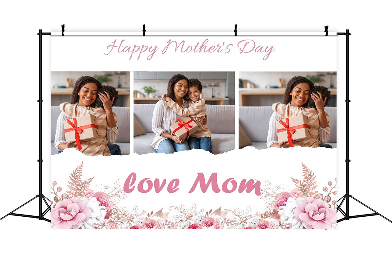 Muttertagskulisse Floral Love Celebration Individueller Hintergrund MRR3-36
