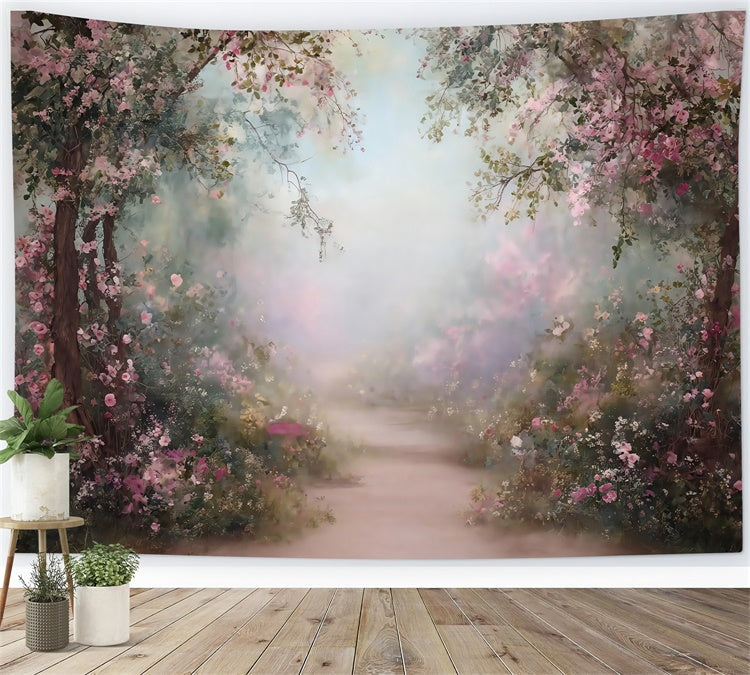 Malerei Hintergrund Rosa Bloom Trail Beste Fotografie Hintergründe MRR7-183