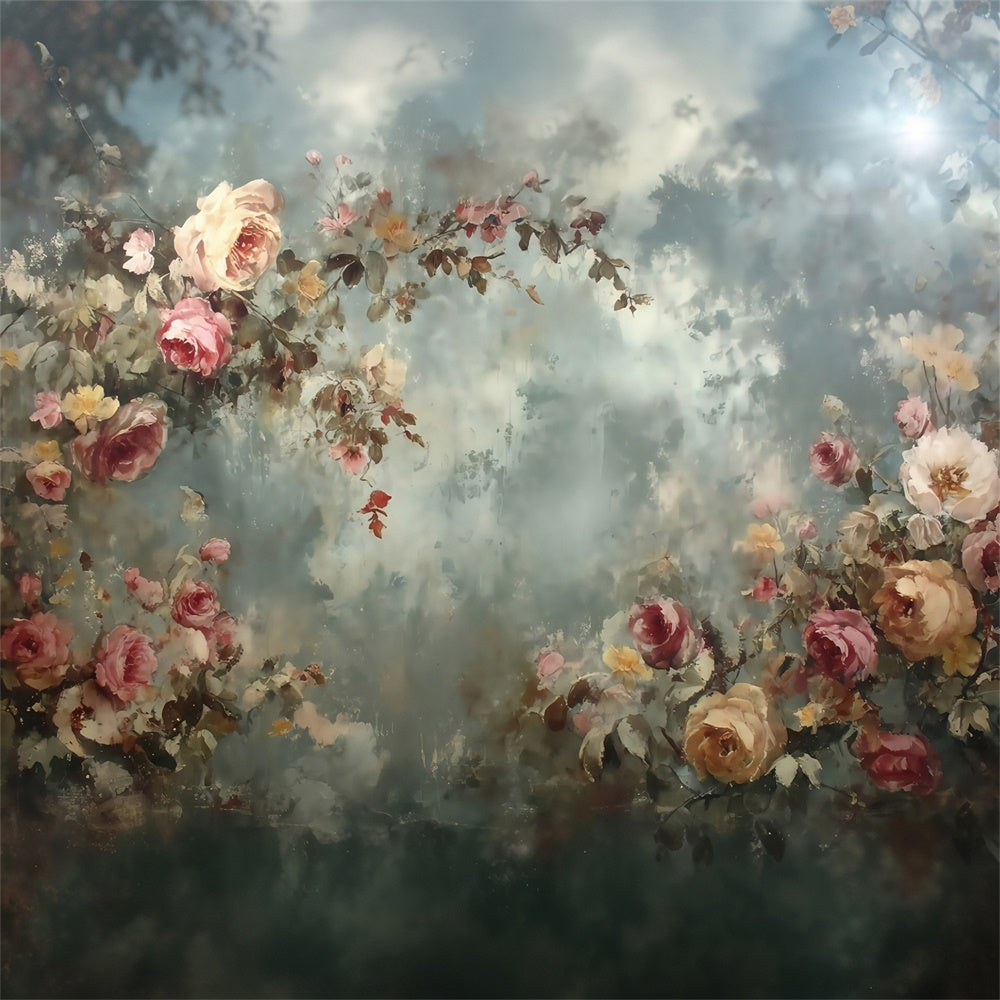 Malerei Backdrops Klassische Rose Traumstoff Backdrops MRR7-187