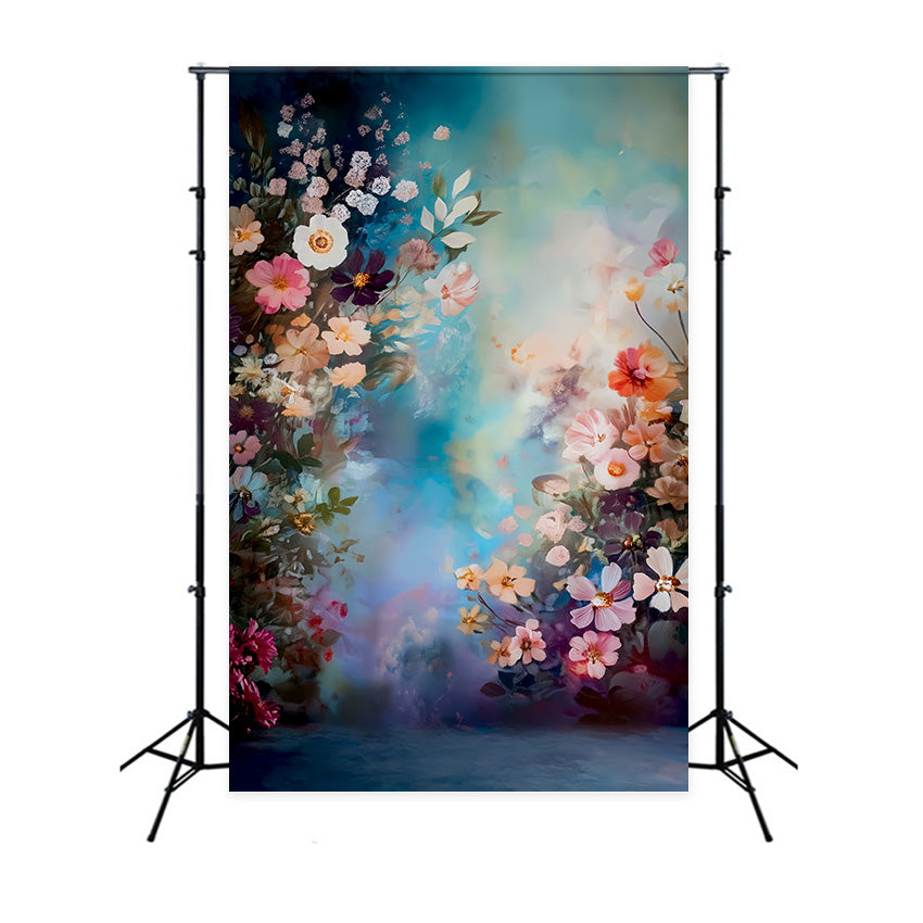 Fine Art Backdrop Verzauberte Blütenblätter Nebel Stoff Backdrops MRR7-201