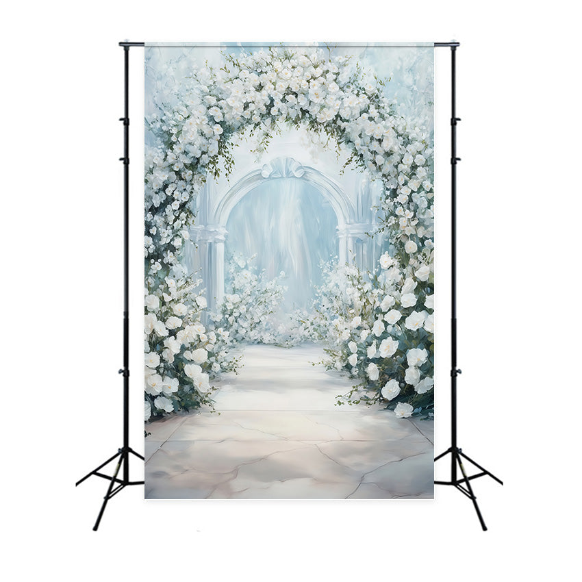 Fine Art Fotografie Backdrop Angelic Rose Garden Backdrop MRR7-207