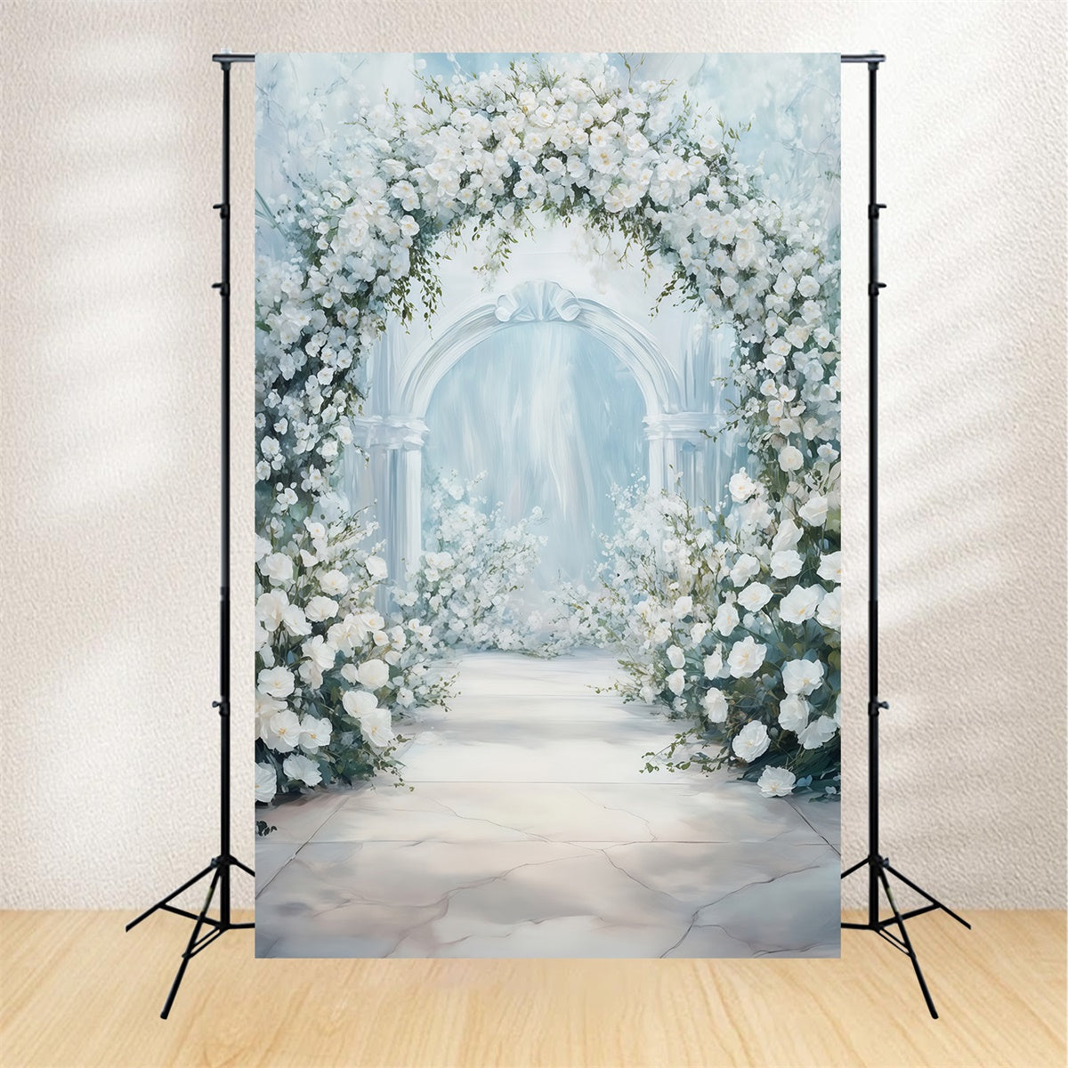Fine Art Fotografie Backdrop Angelic Rose Garden Backdrop MRR7-207