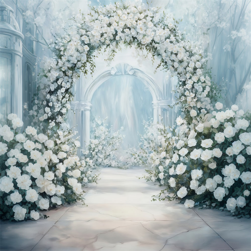 Fine Art Fotografie Backdrop Angelic Rose Garden Backdrop MRR7-207