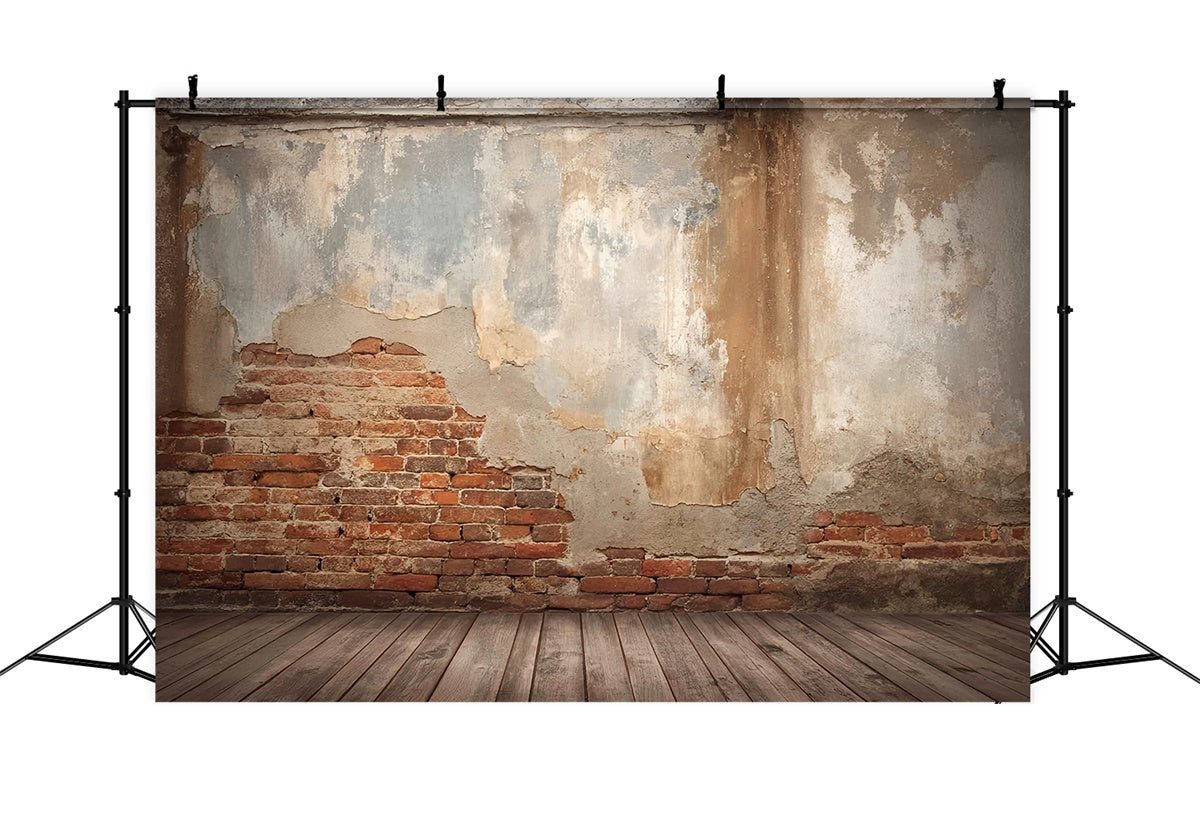 Backdrop Vintage Urban Freigelegte Ziegelwand Fotohintergrund MRR7-233