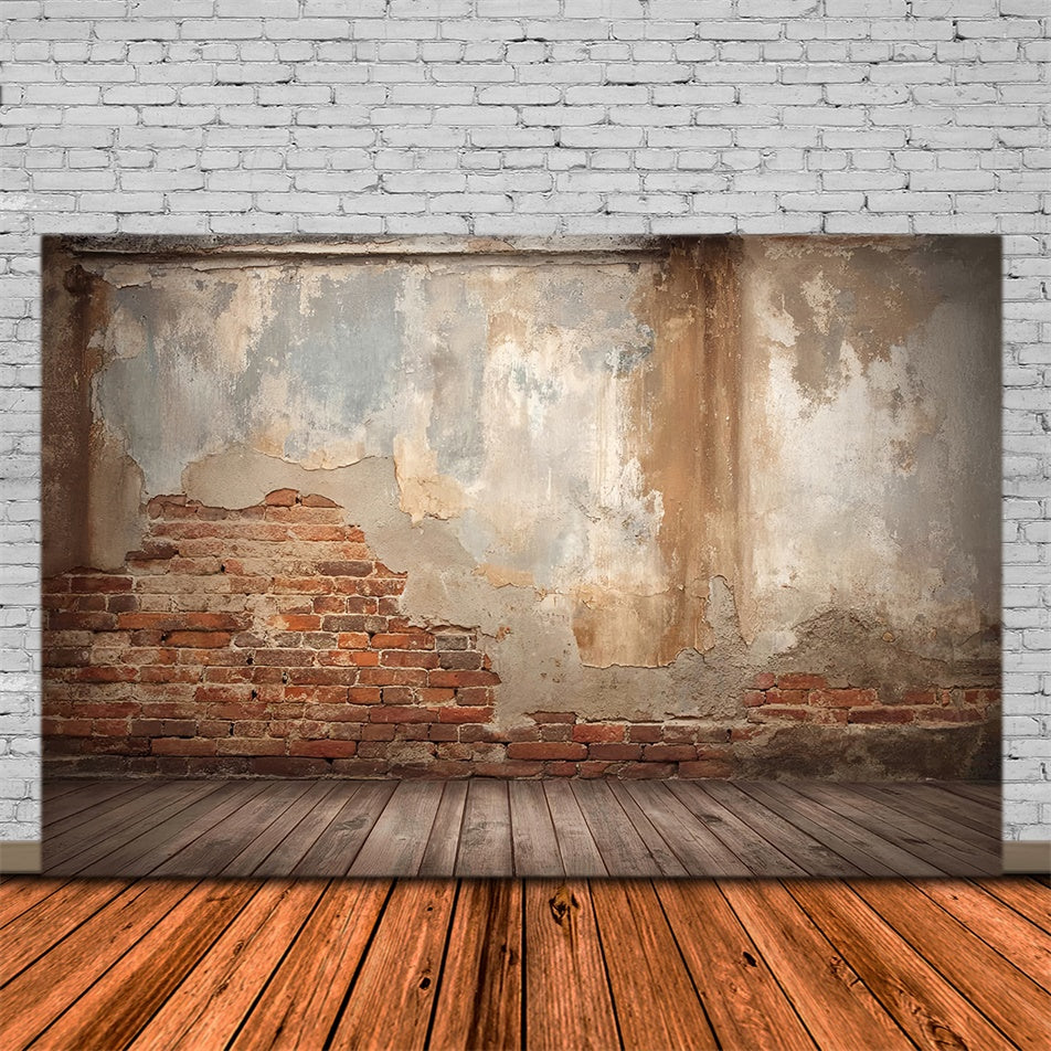 Backdrop Vintage Urban Freigelegte Ziegelwand Fotohintergrund MRR7-233