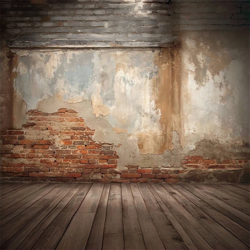 Backdrop Vintage Urban Freigelegte Ziegelwand Fotohintergrund MRR7-233
