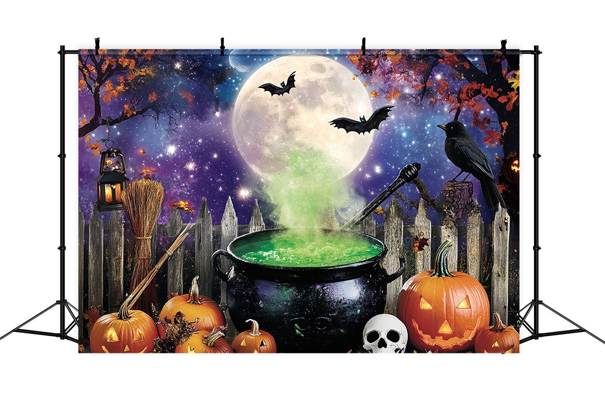 Halloween Mond Backdrop Verzauberter Trank Hof Backdrop MRR7-24