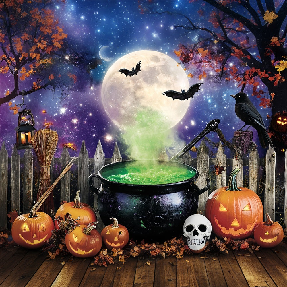 Halloween Mond Backdrop Verzauberter Trank Hof Backdrop MRR7-24