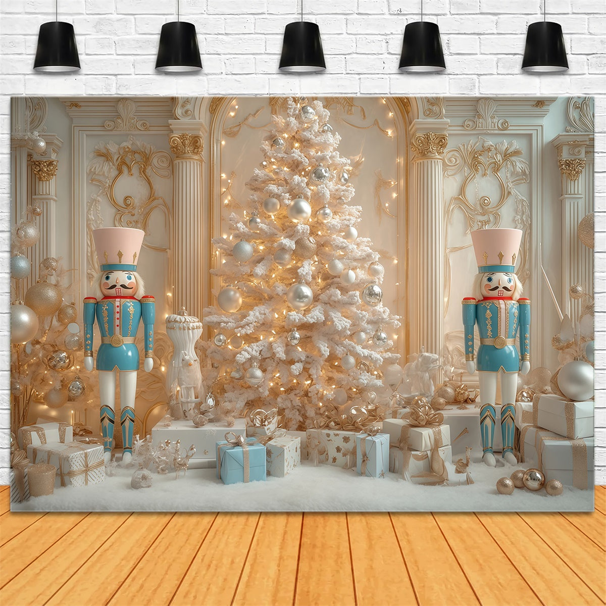 Weihnachts-Hintergrundkulissen Frosted Palace Dreams Backdrop MRR7-85