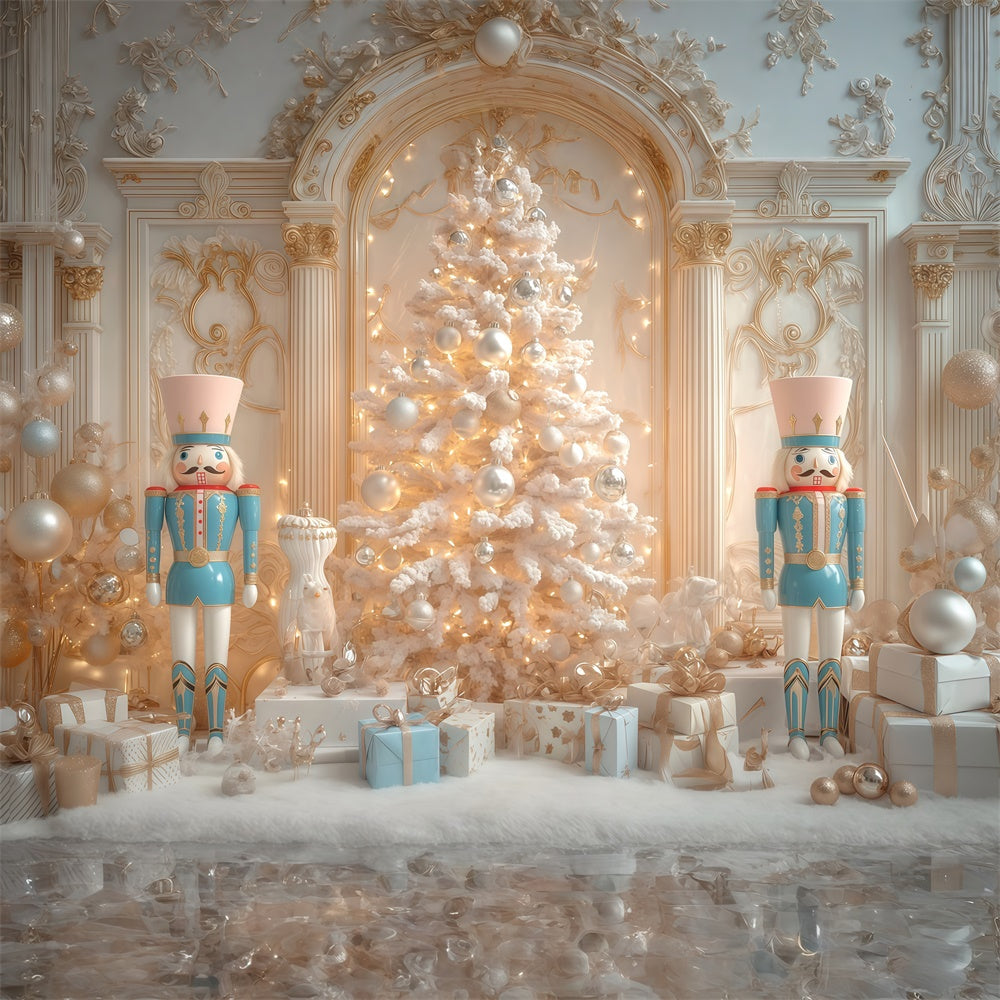 Weihnachts-Hintergrundkulissen Frosted Palace Dreams Backdrop MRR7-85