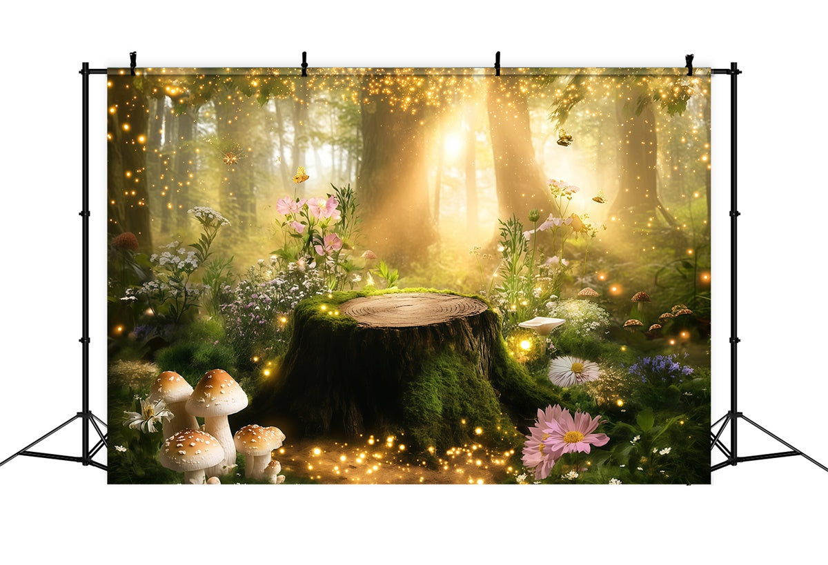 Fantasy Forest Backdrop Sonnenstrahl Feenwiese Foto Hintergrund MRR7-94
