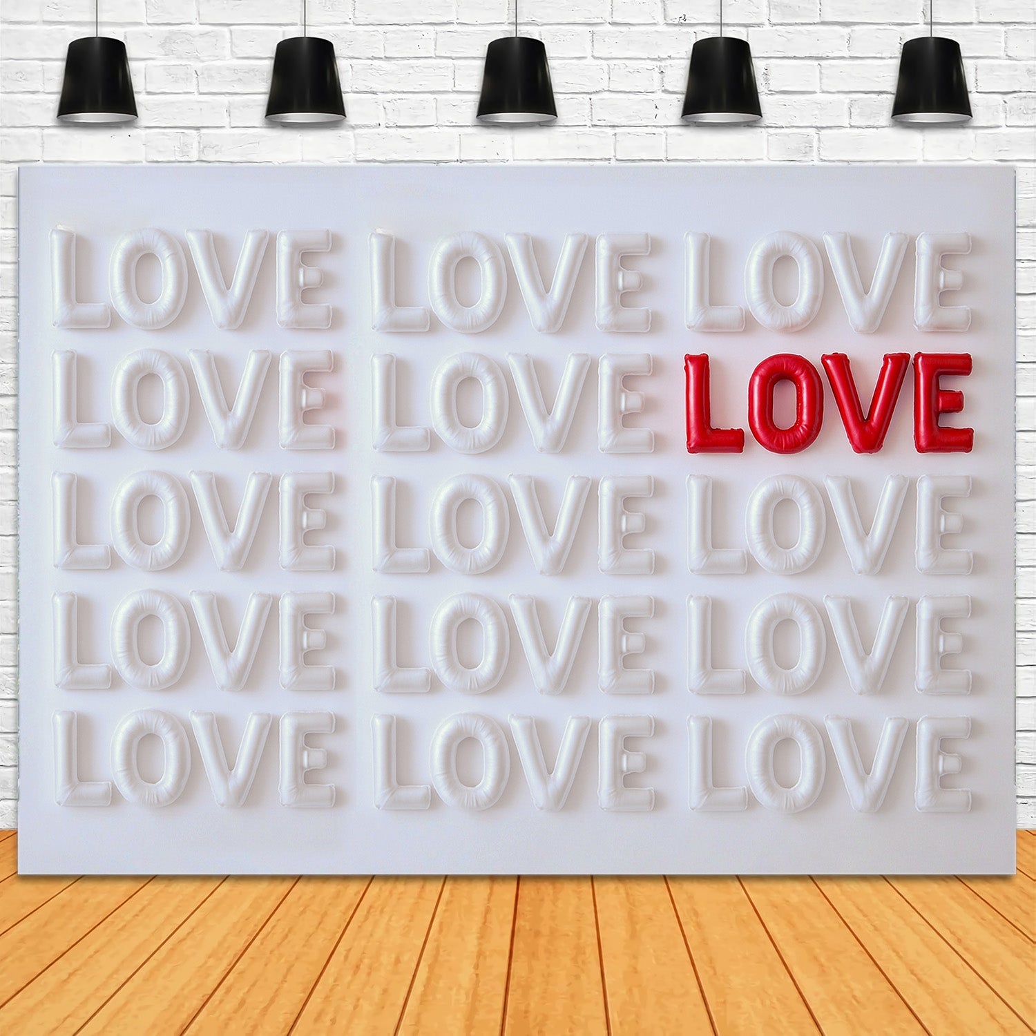 Valentinstag-Fotohintergrund Weiß-rote Liebesbriefe Fotohintergrund Valentinstag-Fotohintergrund MRR9-53