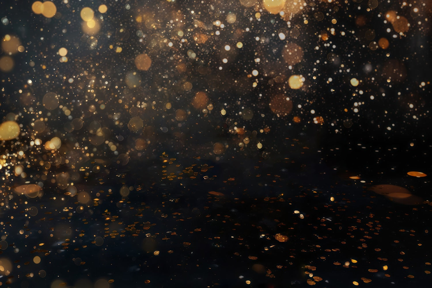 Glitzer-Bokeh-Fotohintergrund Golden funkelnde Glitzerlichter Bokeh-Fotohintergrund MRR9-54