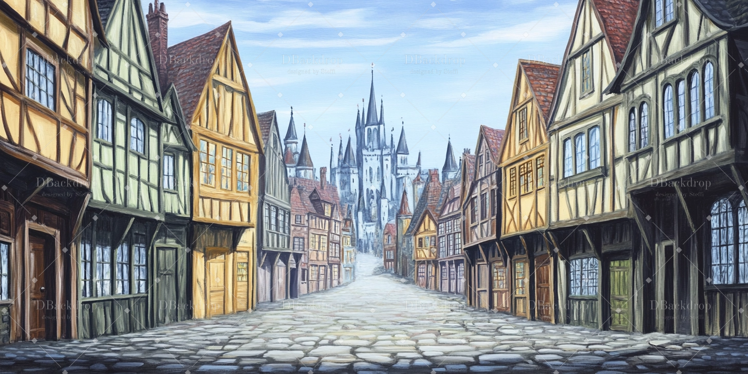 Bühnenkulissen „Altstadtstraße“ Theaterkulisse CSH59-T22