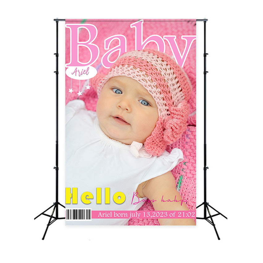 Individueller Geburtstag Backdrops Tender Baby Moments Pastell Backdrop RR1-115
