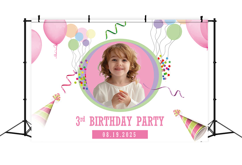 Personalisierte Backdrop für Geburtstag Ballon Kinder Party Backdrop RR1-88