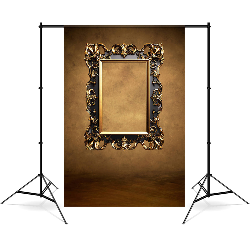 DBackdrop Kunst Vintage Metall Fotorahmen Abstrakt Hintergrund RR4-22