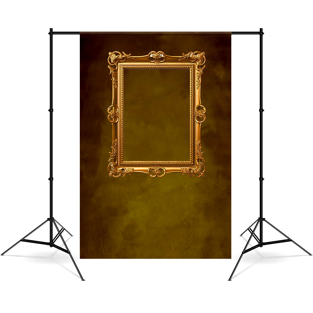DBackdrop Kunst Vintage Metall Rechteckiger Fotorahmen Abstraktes Hintergrund RR4-54