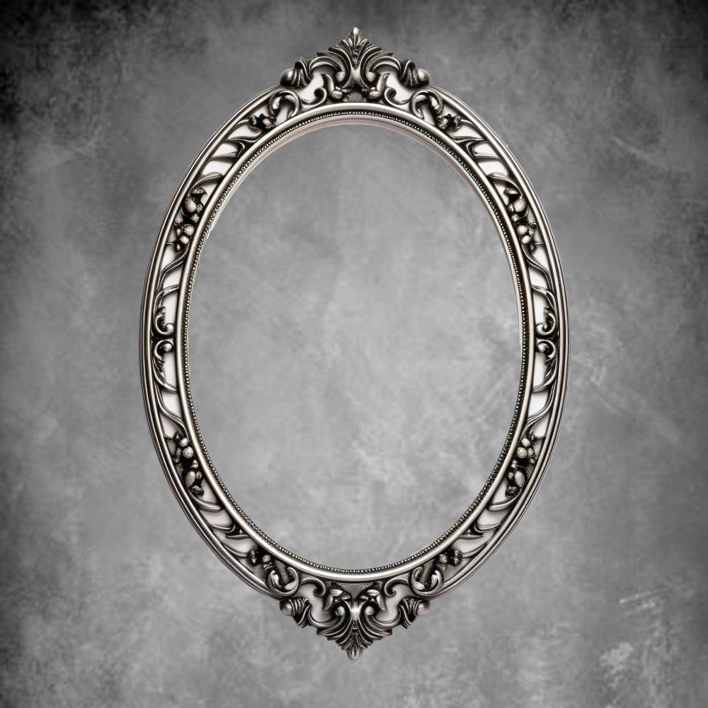 DBackdrop Kunst Klassischer Metall Fotorahmen Grauton Abstrakte Hintergrund RR4-57