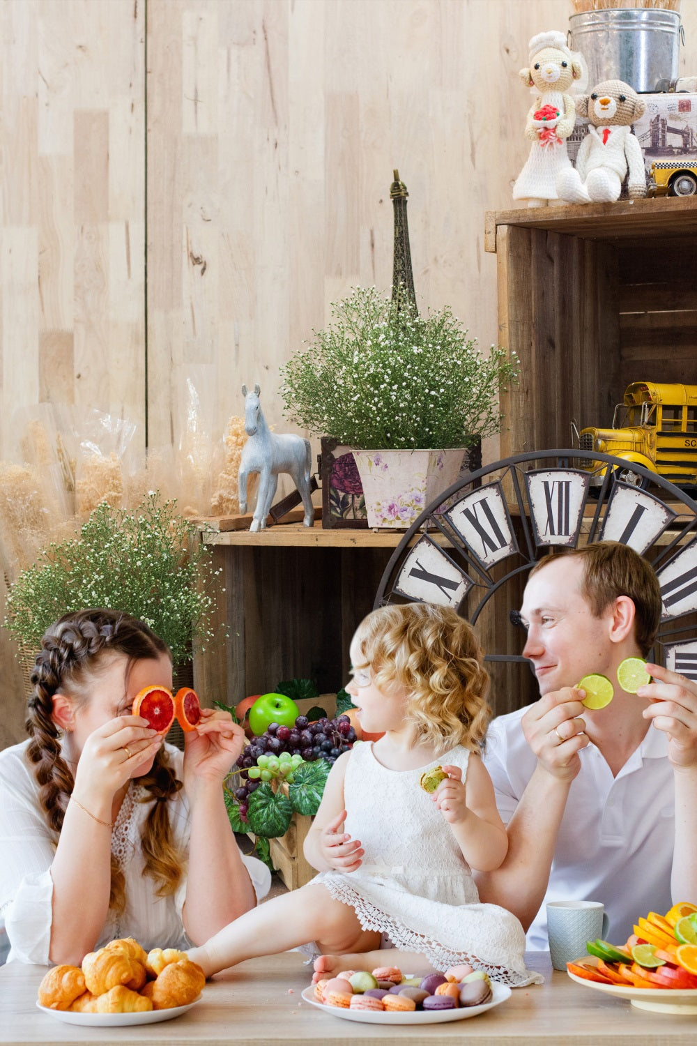 Blumen Grünzeug Dekor Fotostand Hintergrund RR5-26