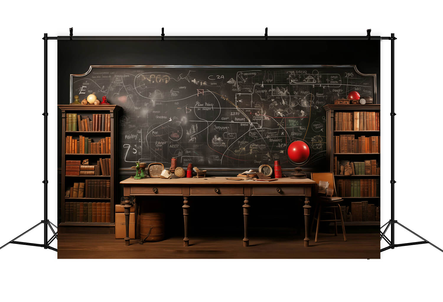 Altes Klassenzimmer Back to School Fotografie Hintergrund RR6-45