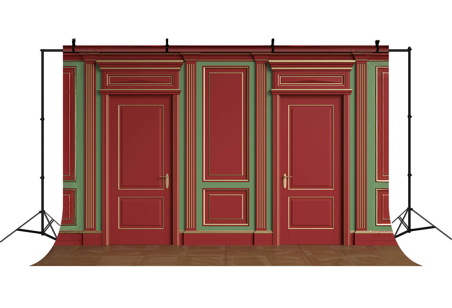 Elegante Retro-Wand-Fotostand-Hintergrundkulisse RR6-73