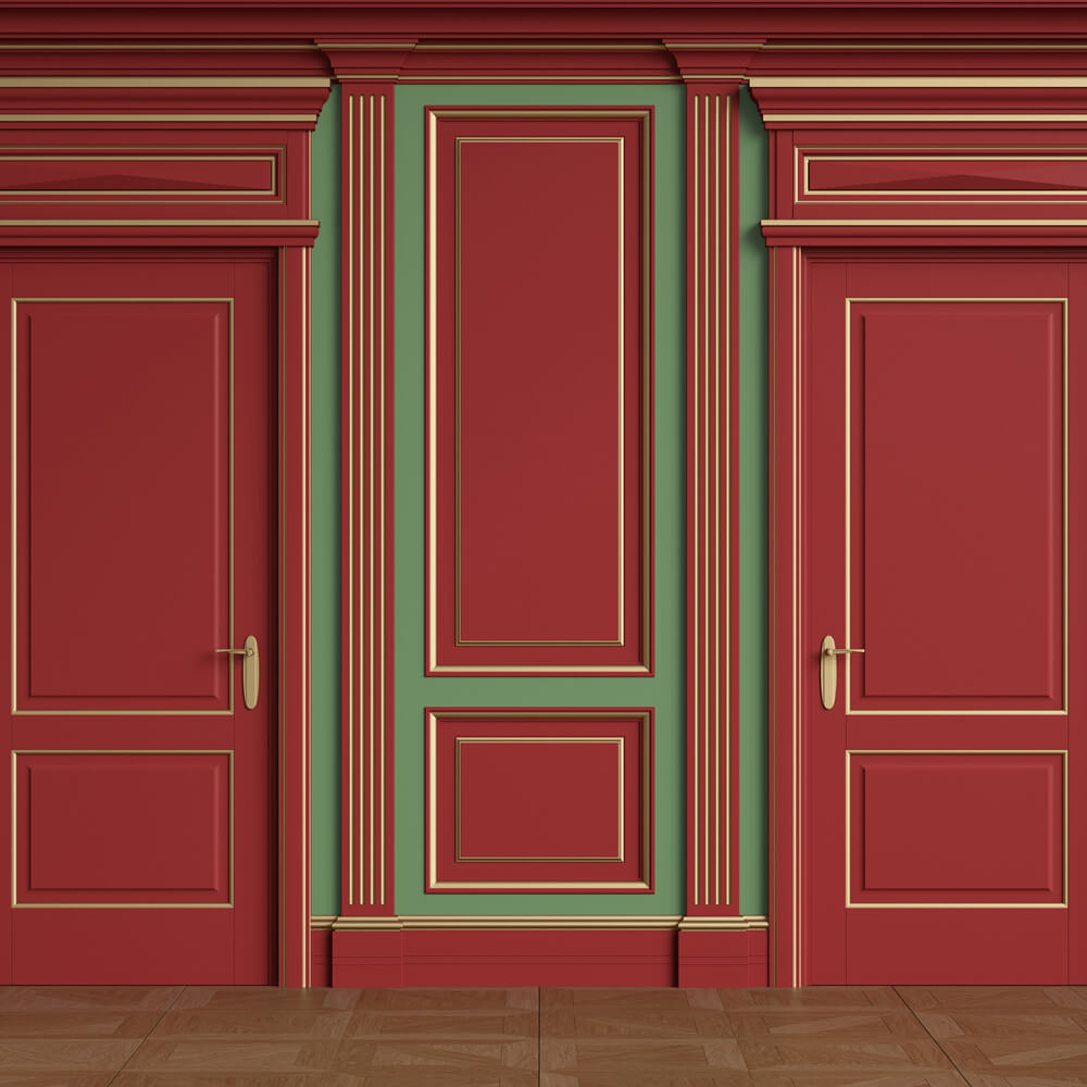 Elegante Retro-Wand-Fotostand-Hintergrundkulisse RR6-73