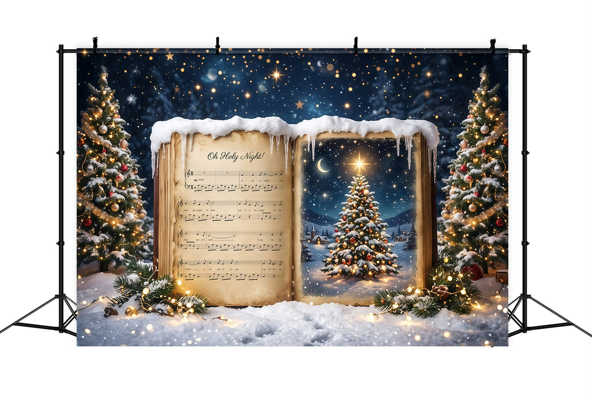 Weihnachtlicher Fotohintergrund Joy To The World Weihnachtslied RR610-13