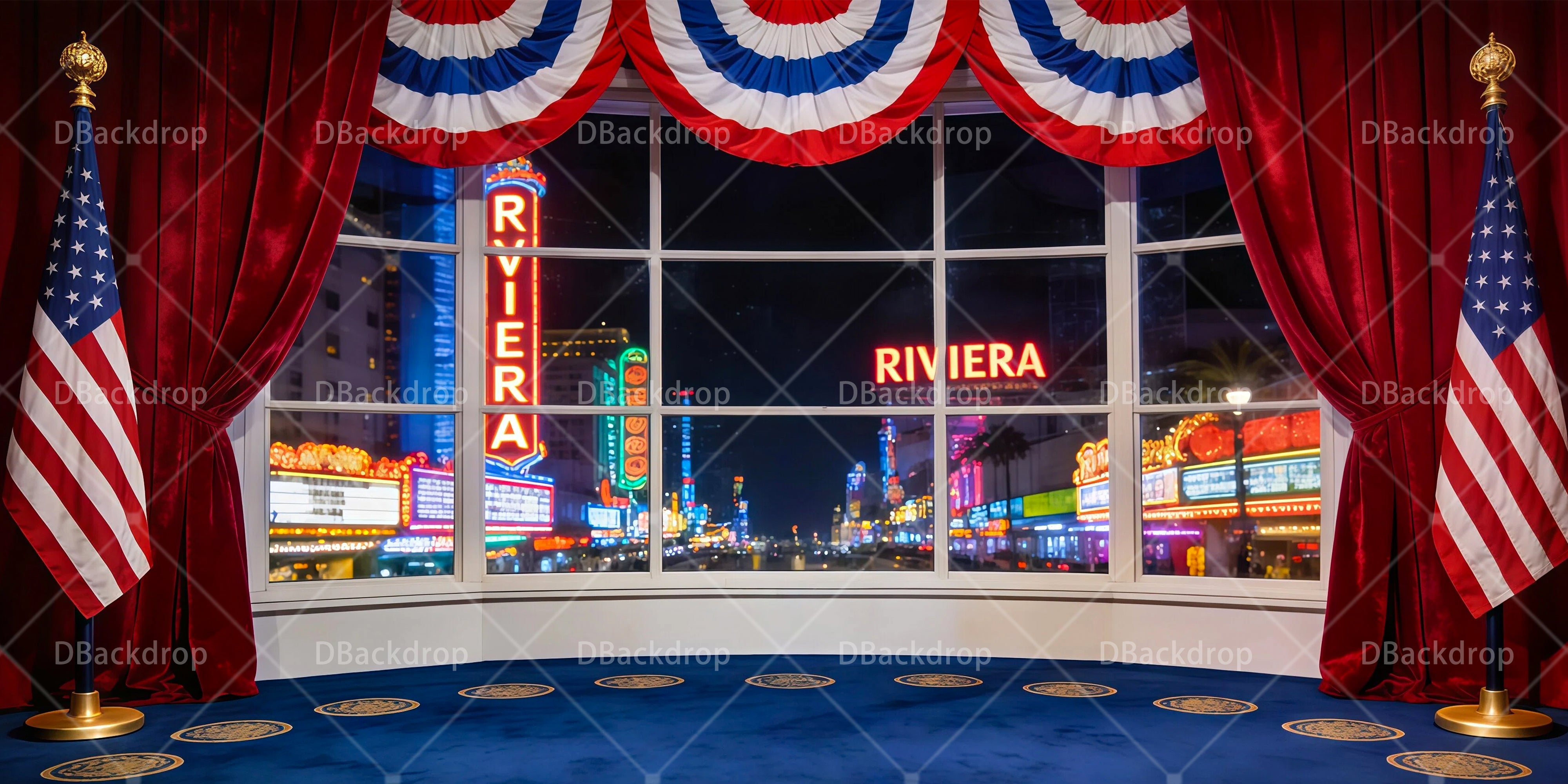 Professionelle Las Vegas Kulisse für große Bühnenaufführungen RR65-T113