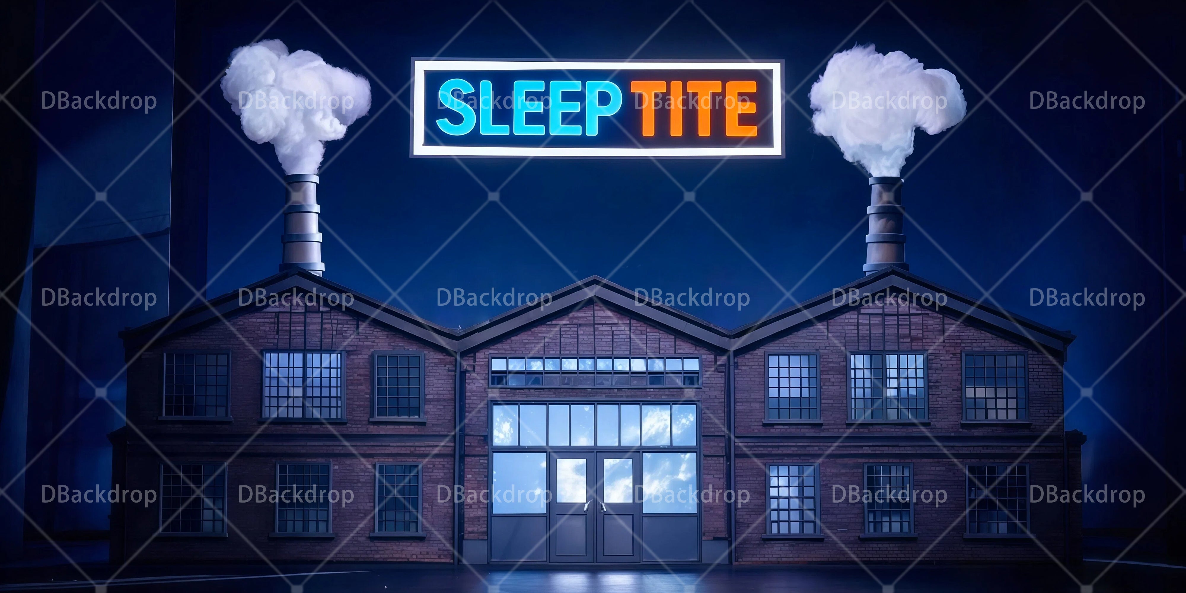 Sleep Tite Fabrik Kulisse für Schultheater RR65-T92