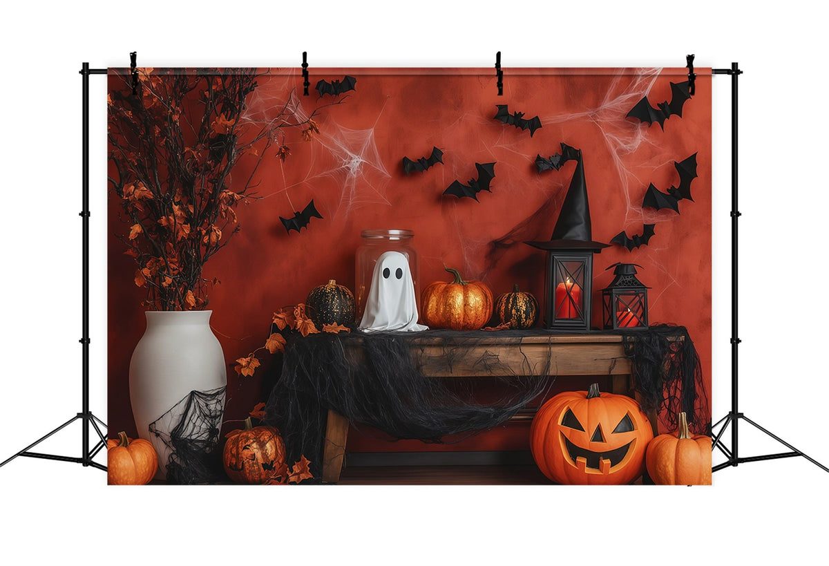 Halloween-Fotohintergrund Geister-Kürbis-Kamindekoration Diy-Halloween-Fotohintergrund RR67-50