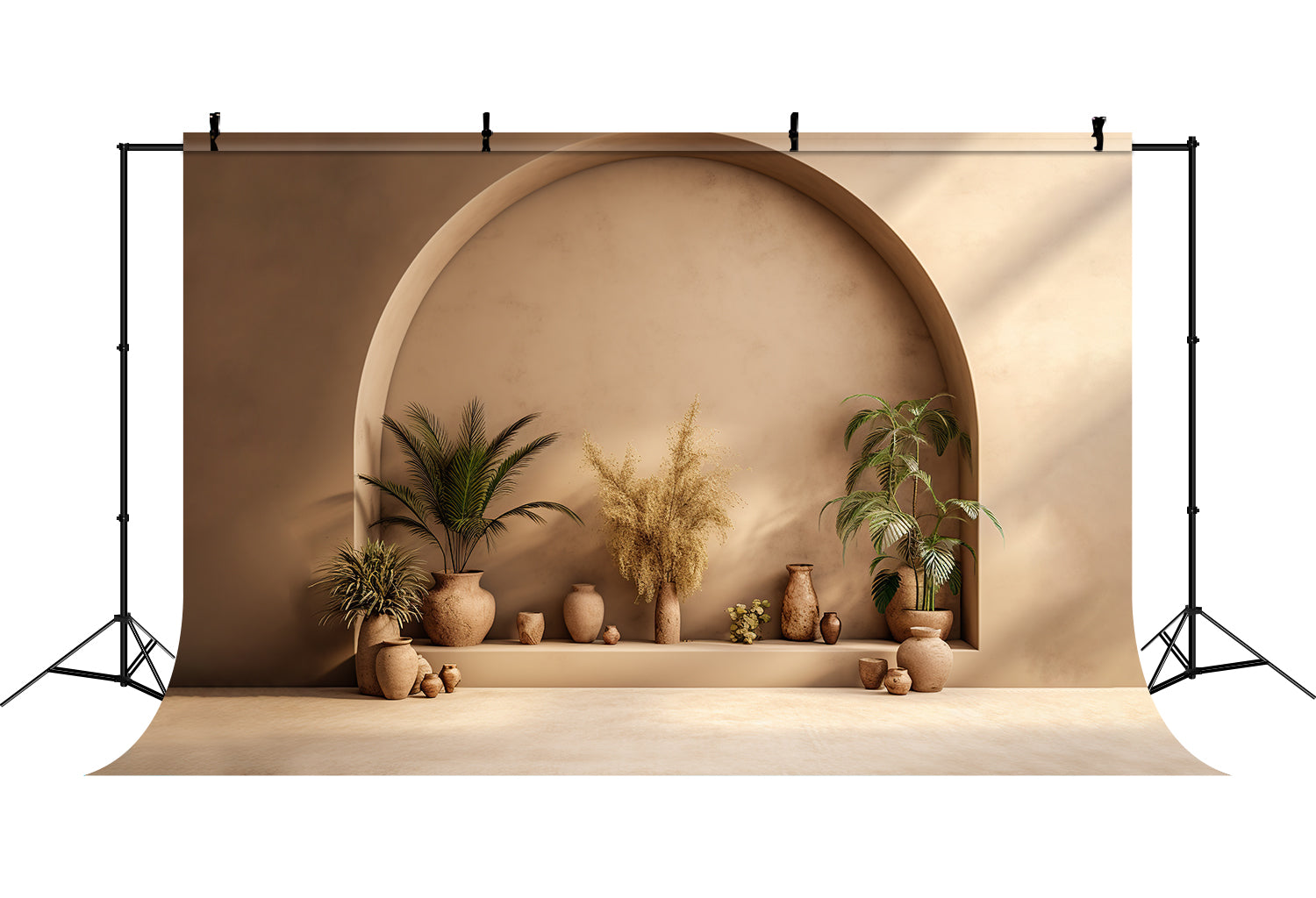 Warme Oase Boho Fotografie Hintergrund RR7-1