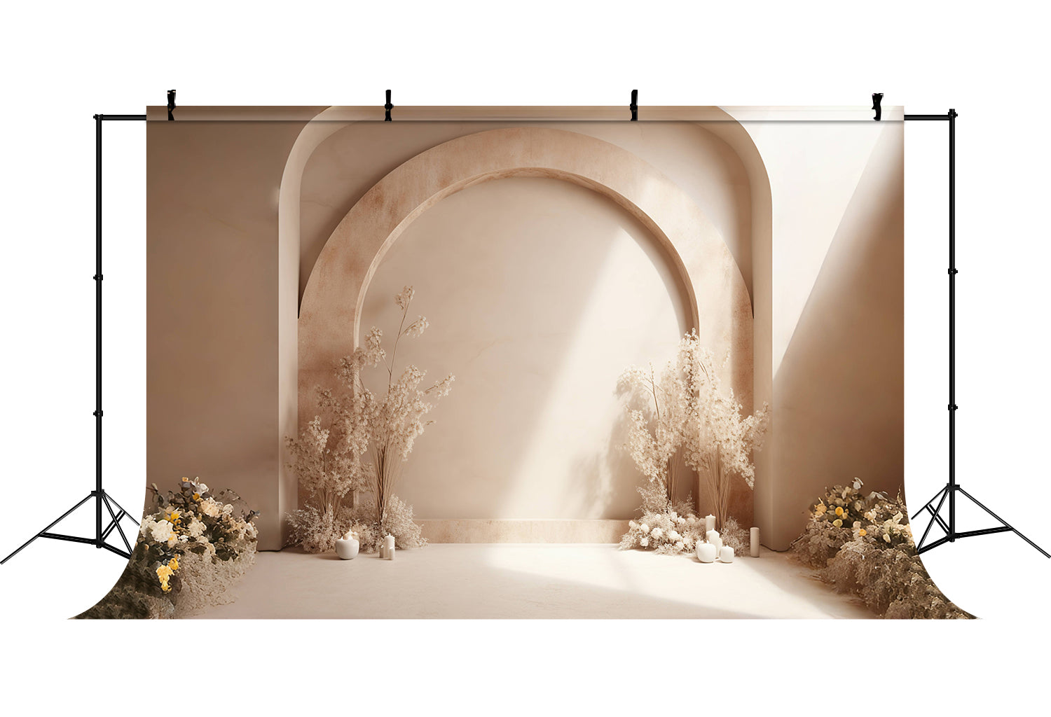 Verträumte Blüte Boho Fotografie Hintergrund RR7-13