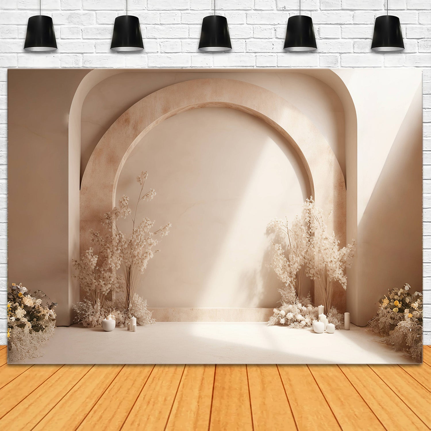 Verträumte Blüte Boho Fotografie Hintergrund RR7-13