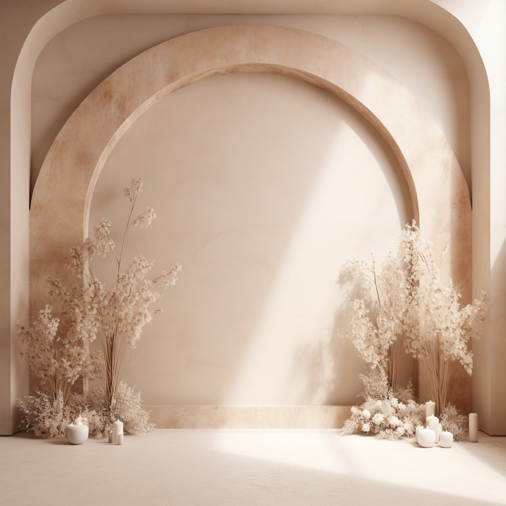 Verträumte Blüte Boho Fotografie Hintergrund RR7-13