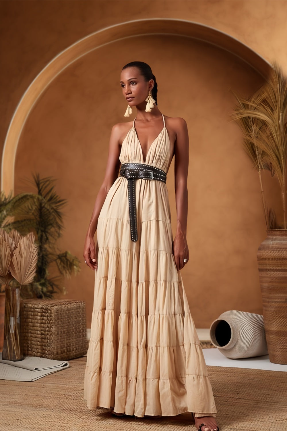 Terrakotta Haven Boho Fotografie Hintergrund RR7-19