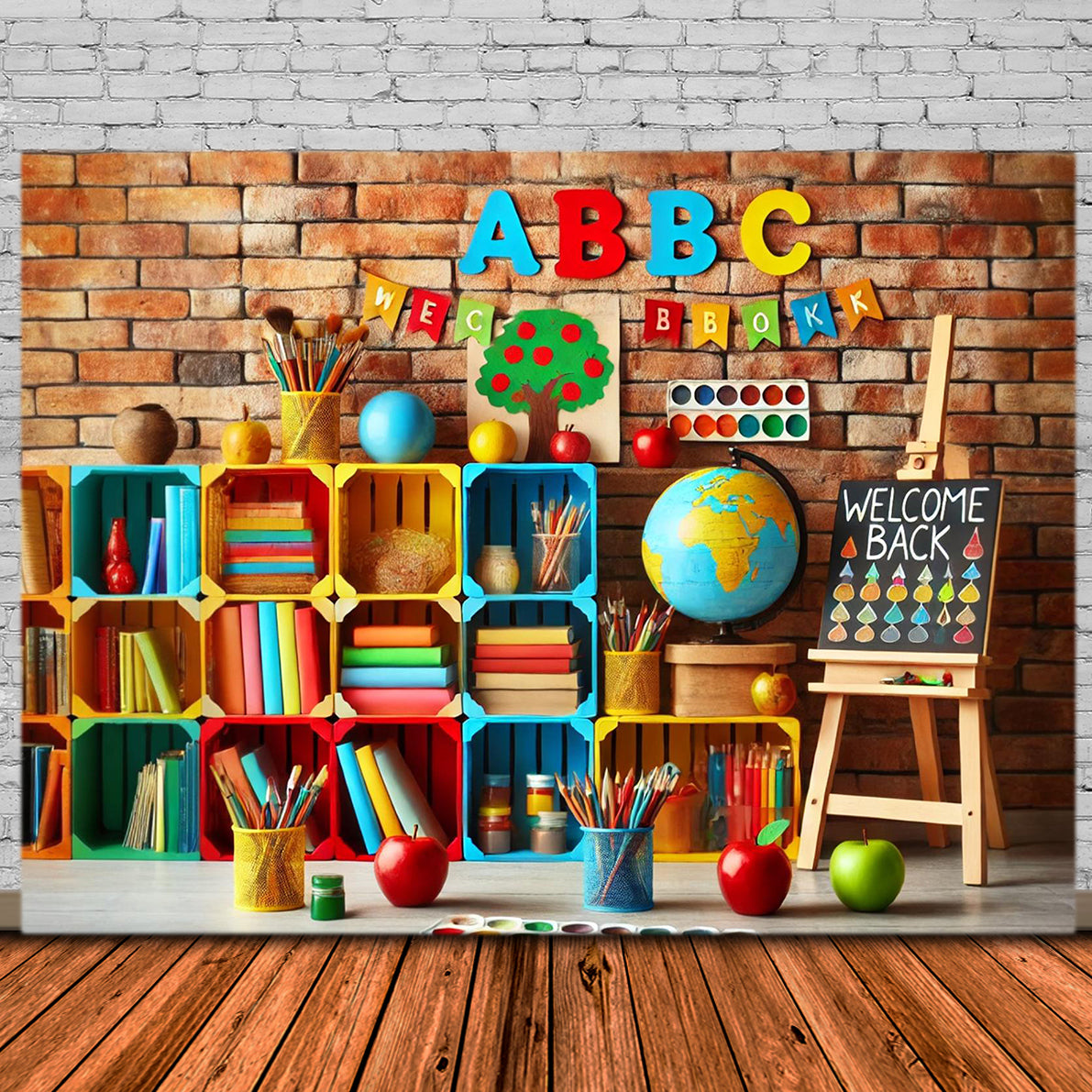 Welcome Back to School Spielzimmerrückwand RR7-199