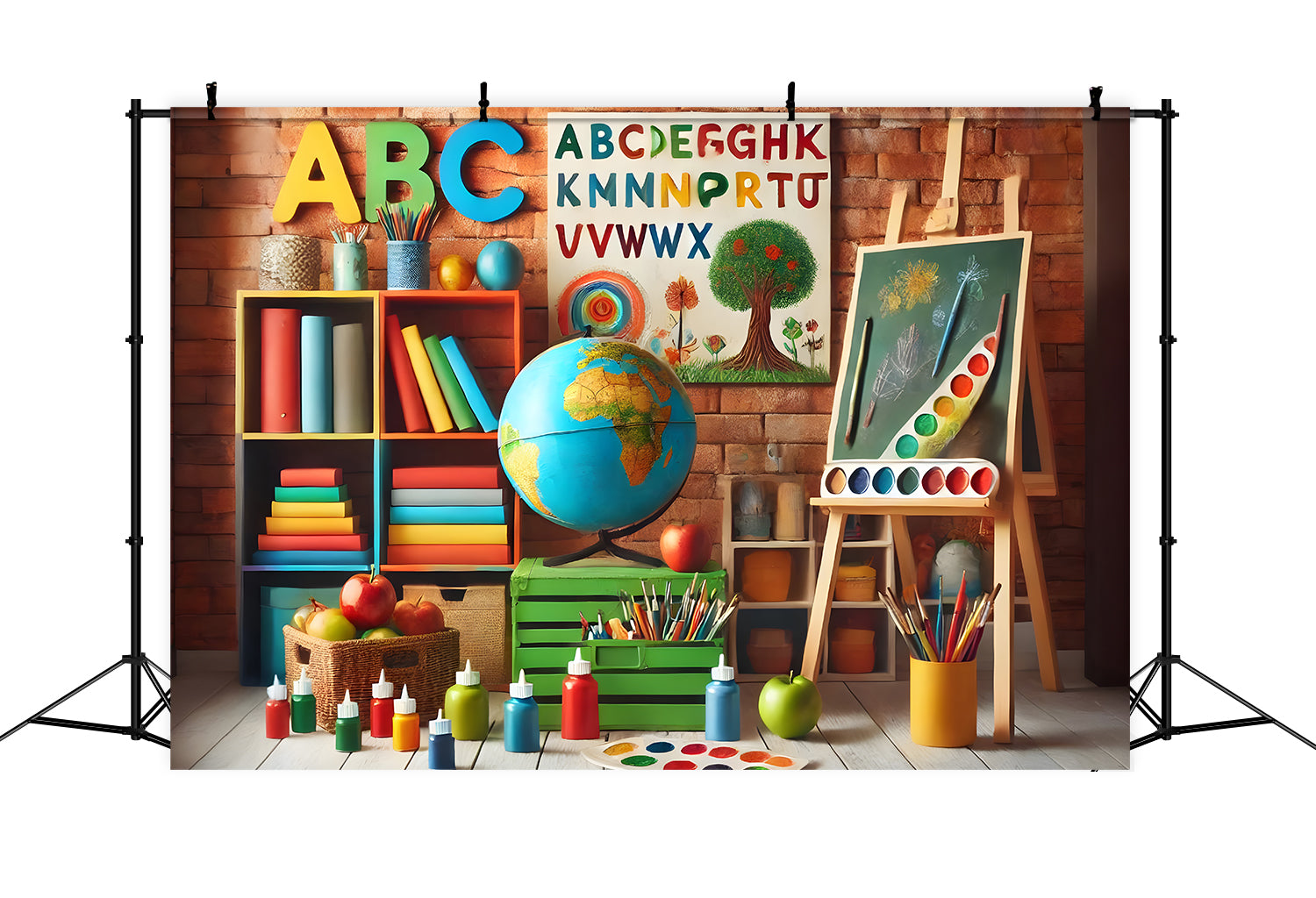 Malerei Klassenzimmer Back to School Backdrop RR7-208