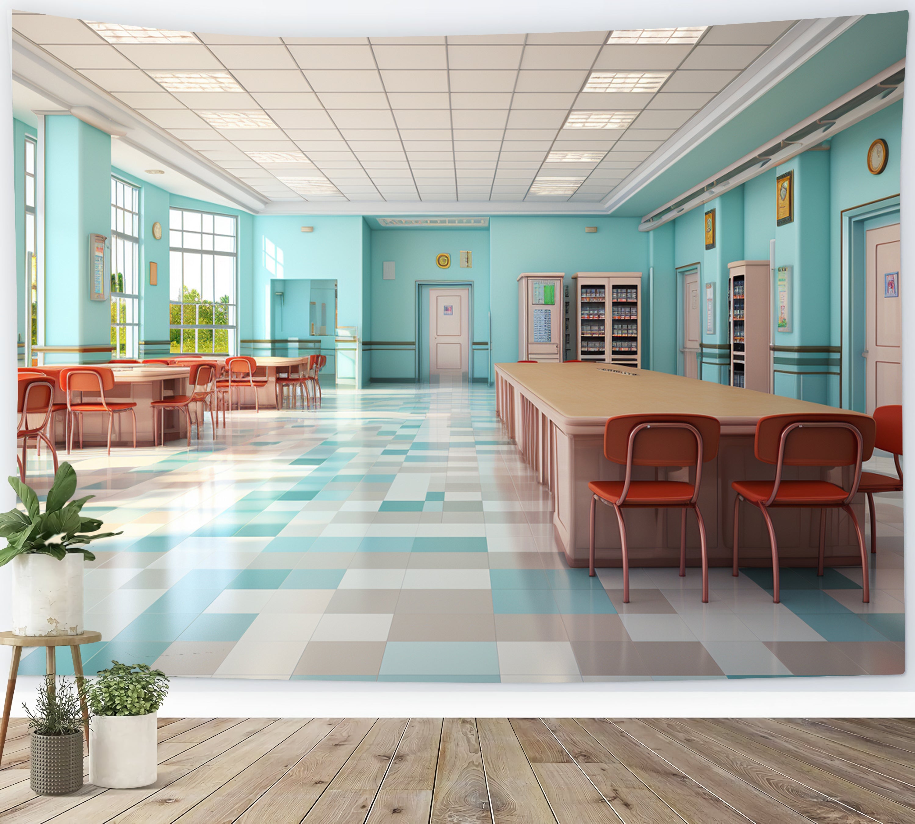 Stille Bibliothek Back to School Fotokulisse RR7-226